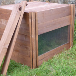 Classic WOW Wooden Observation Wormery Compost Bin Worm Farm