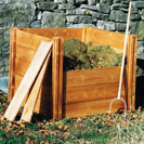 The 'Classic' Single Wooden Compost Bin (90x90x75cm)
